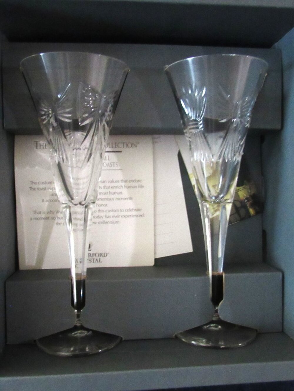 The Millennium Crystal Collection, Toasting Flutes.